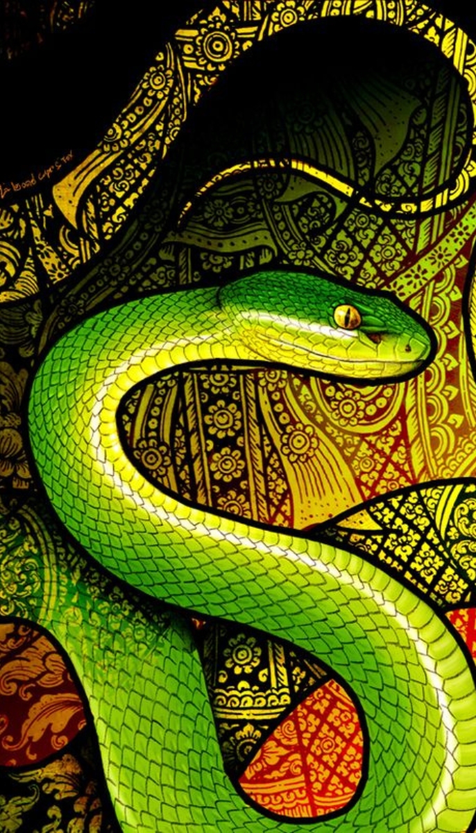 วอลเปเปอร์มือถือ ปีมะเส็ง Wallpaper year of the snake