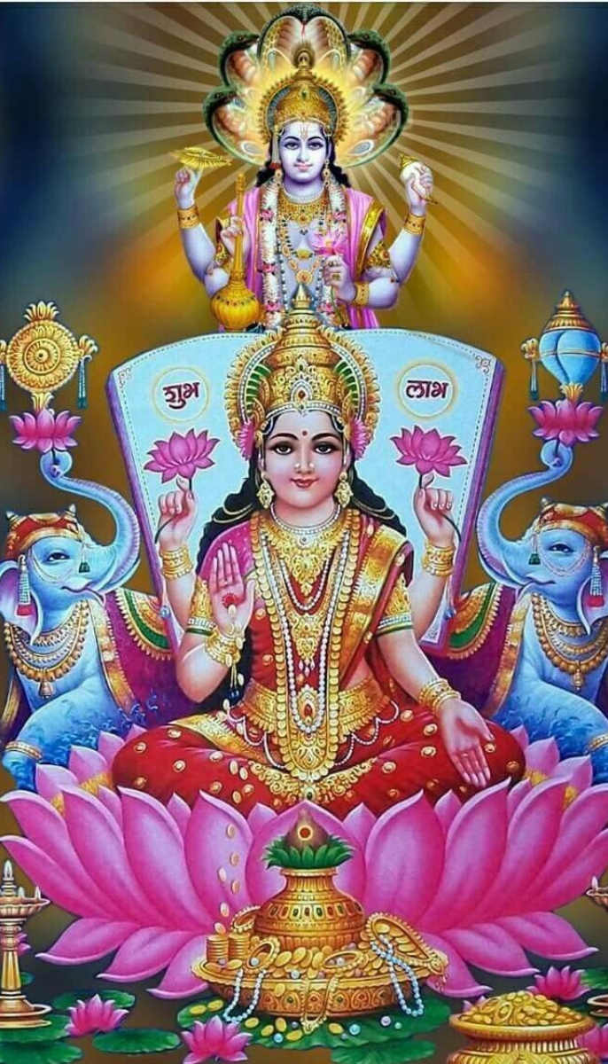 วอลเปเปอร์มือถือ พระแม่ลักษมี Wallpaper Goddess Lakshmi
