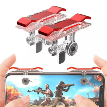 Mobile Joystick E91คู่ (ของแท้100%) ตัวช่วยยิงเกมแนวPUBG / Free Fire/Rules of Survival จอยเกมส์มือถือ ฟีฟาย มี 2 สี