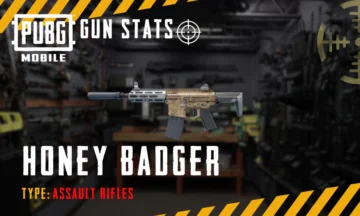 Pubg Mobile ข้อมูลปืน ของแต่งปืน Honey badger อัพเดท กุมภาพันธ์ 2024
