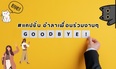 แคปชั่น อําลาเพื่อนร่วมงาน 2026 ภาษาอังกฤษ ไทย ความหมายดีๆ แคปชั่น อําลาเพื่อนร่วมงาน 2026 ภาษาอังกฤษ ไทย ความหมายดีๆ