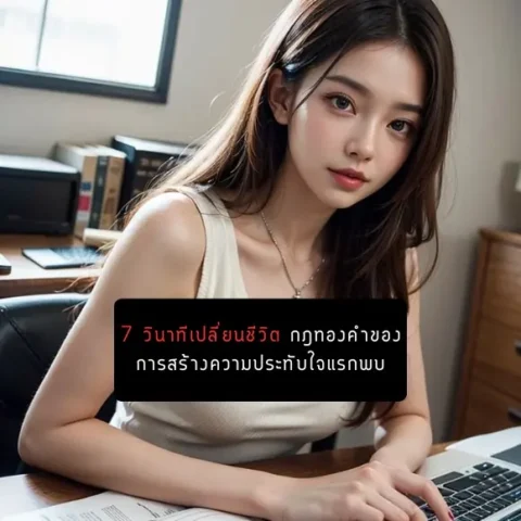 จิตวิทยา 7 วินาทีเปลี่ยนชีวิต กฎทองคำของการสร้างความประทับใจแรก จิตวิทยา 7 วินาทีเปลี่ยนชีวิต กฎทองคำของการสร้างความประทับใจแรก